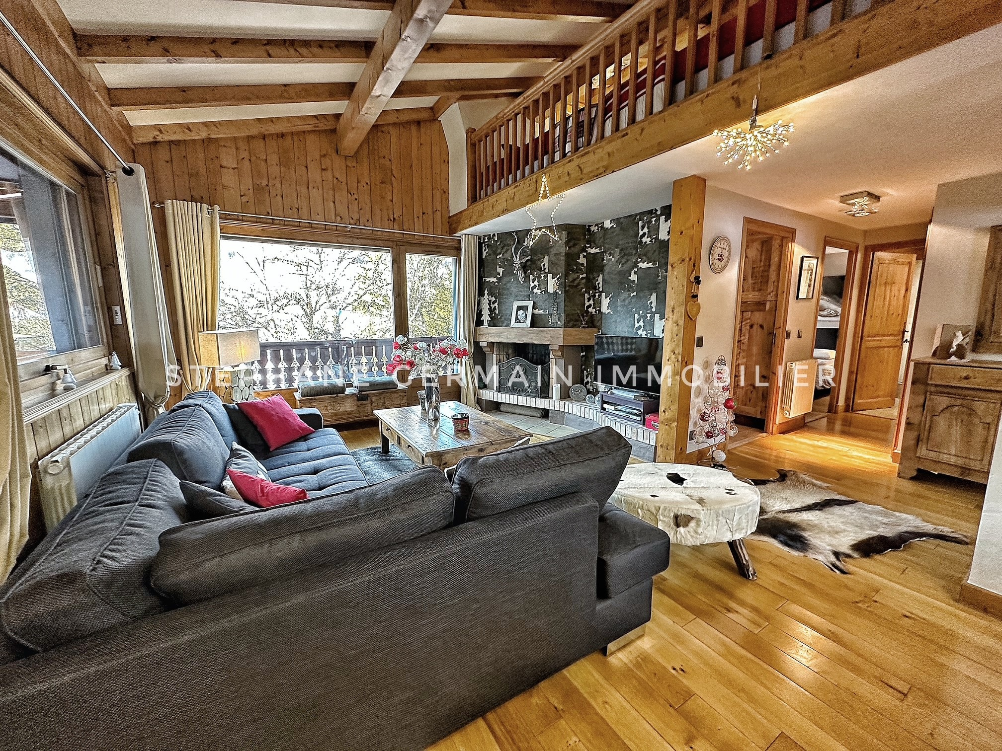 APPARTEMENT DUPLEX DE 3 PIECES + MEZZANINE. ROCHEBRUNE   MEGEVE